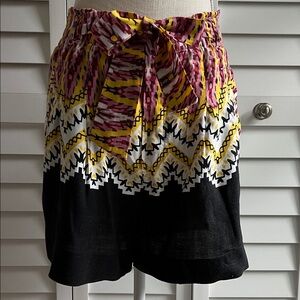 Anthropologie Linen Shorts